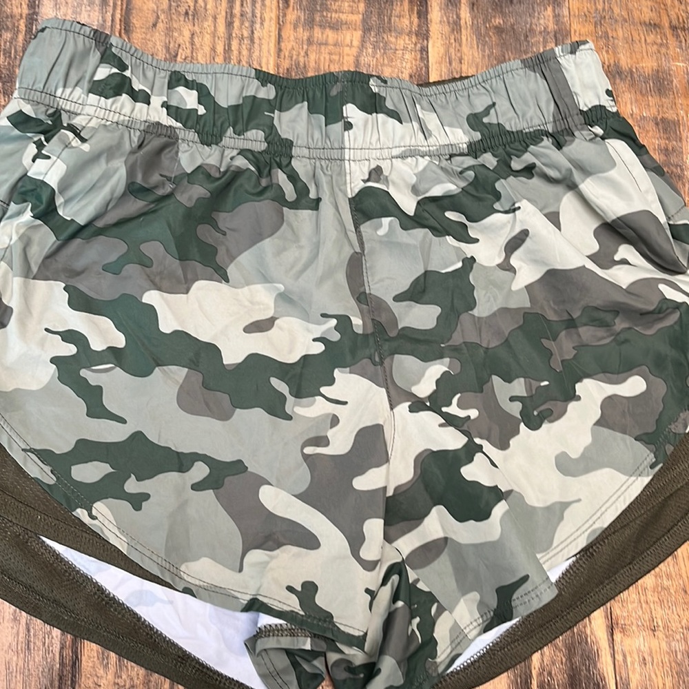 Camo athletic shorts